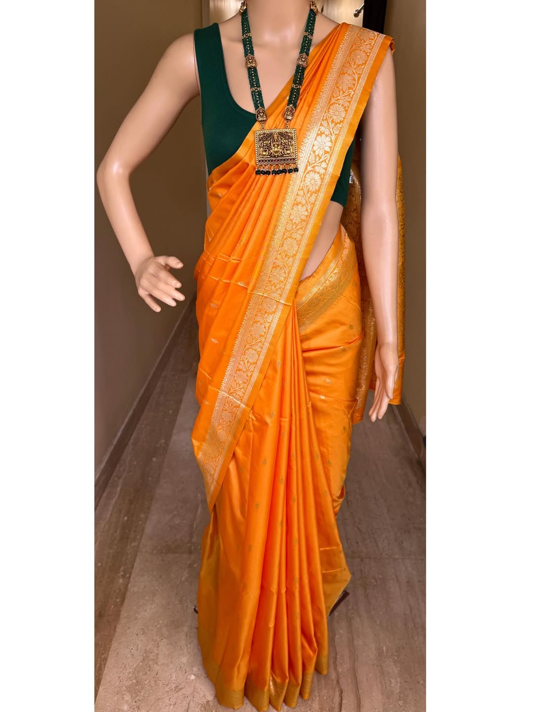 Premium soft banarasi silk saree with zari weaving work