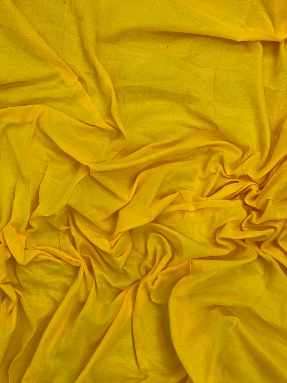Khadi cotton saree with hand painted flower work
